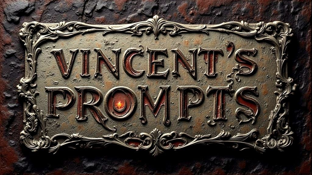 Ancient Votive Style Letters VINCENT'S PROMPTS
