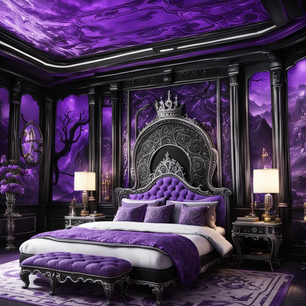 Fantastical King's Room in Detailed Matte Painting