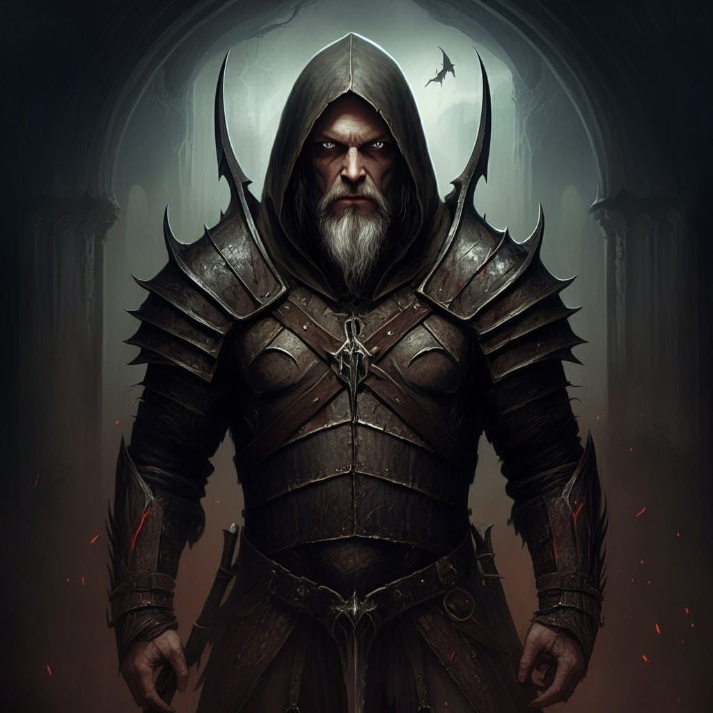 Grimdark Fantasy World in Dark Medieval Style