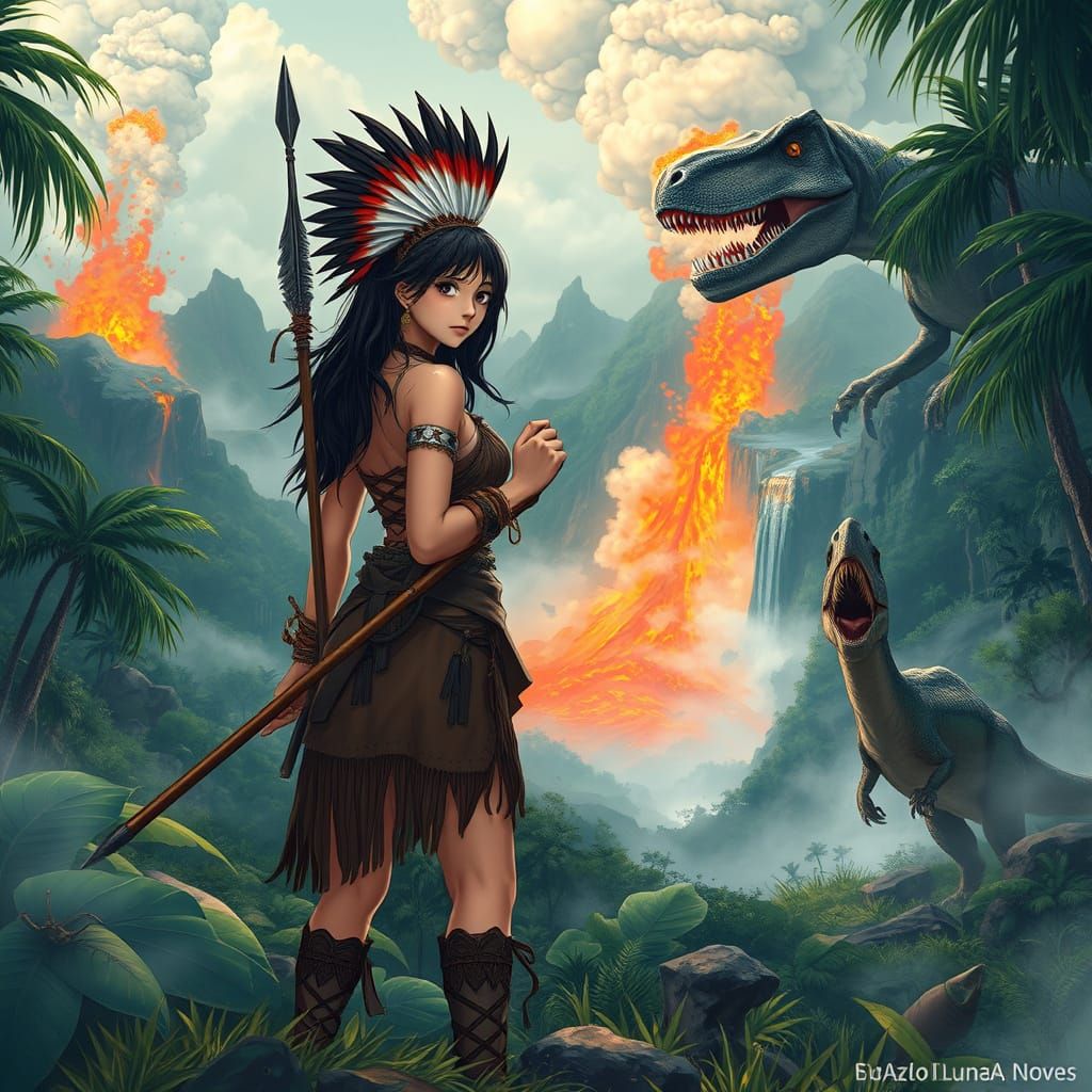 Brutal Prehistoric Huntress Confronts Ancient Jungle Monarch...