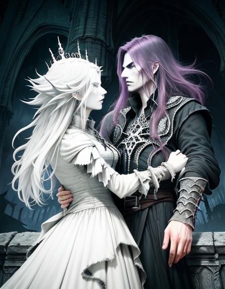 Lord Zekk at the Tower of Despair in Gothic Style