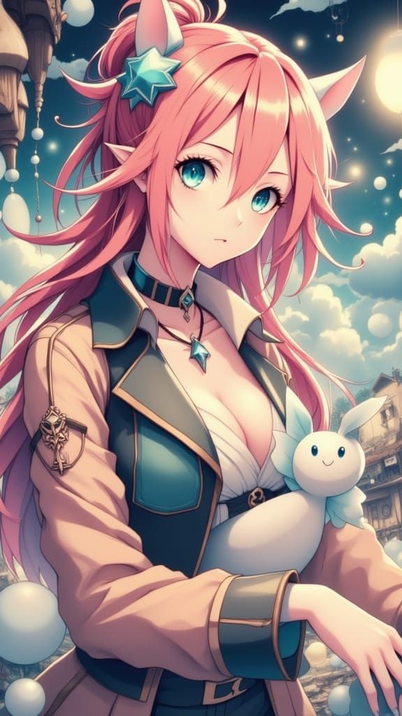 Confident Psychic-Type Gym Leader in Studio Ghibli-Inspired ...