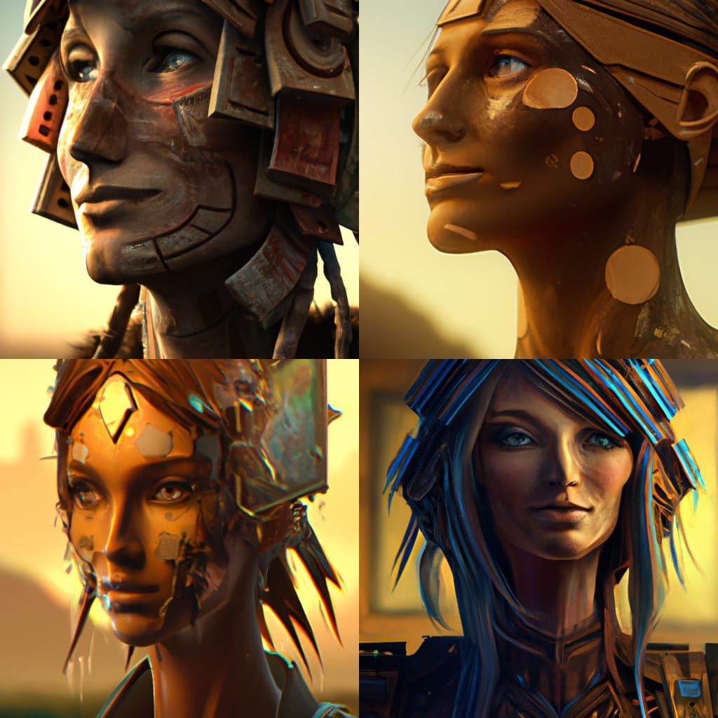 Detailed Cardboard Person Portrait in 8K Resolution