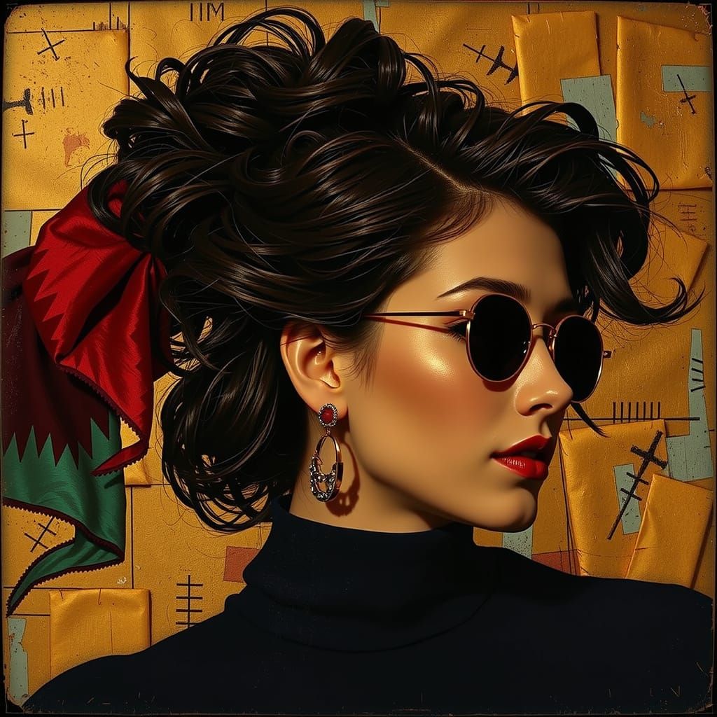 Swirling Spirals of Vibrant Red Hues