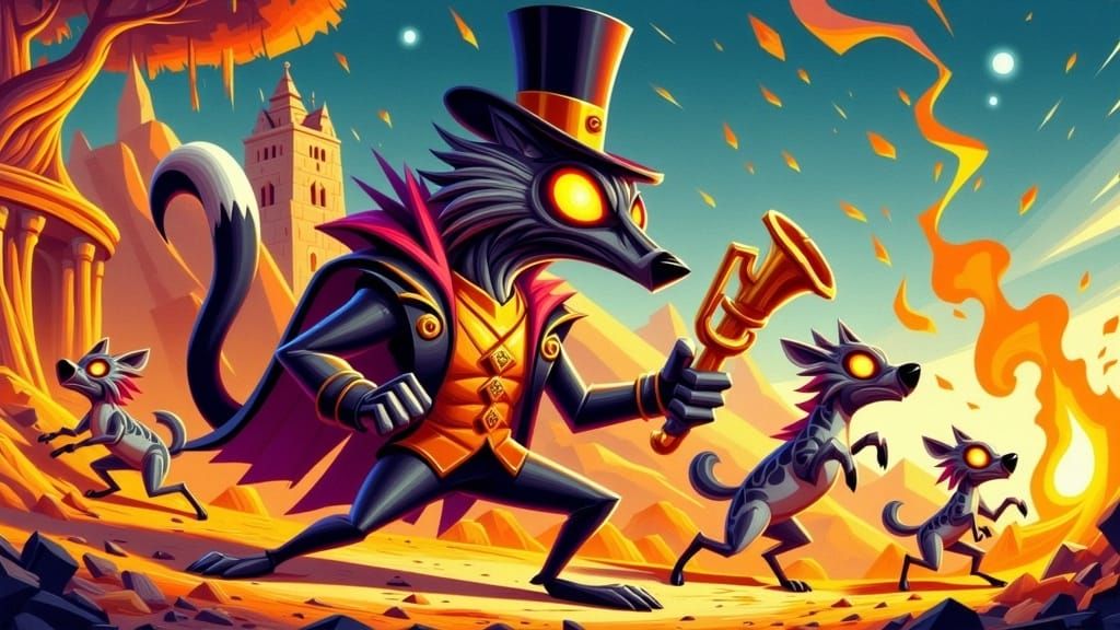 A muscular Honey Badger on the plains of Africa.