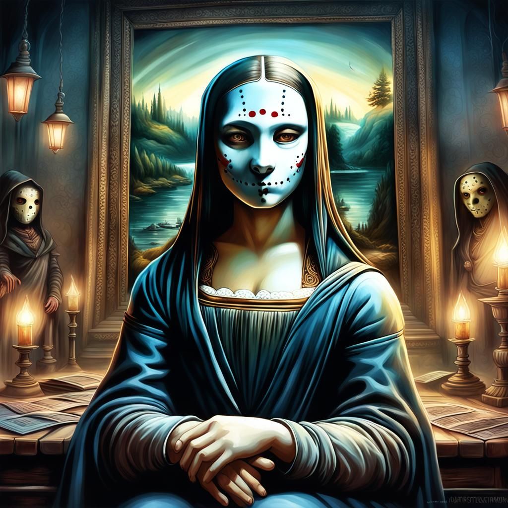 Jason Voorhees as Mona Lisa