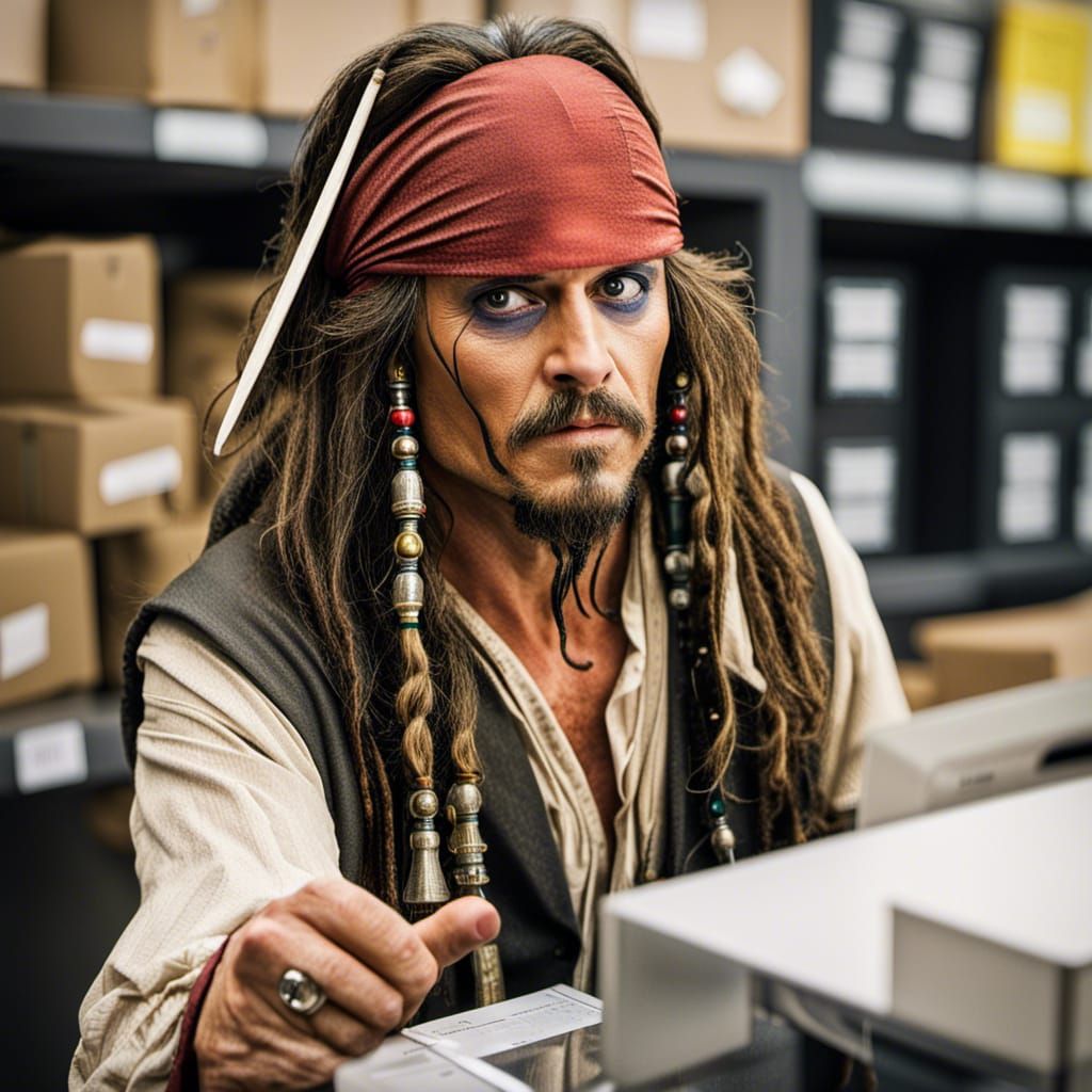 "I need a stamp, savvy?" ~ Captain Jack Sparrow at the Post Office