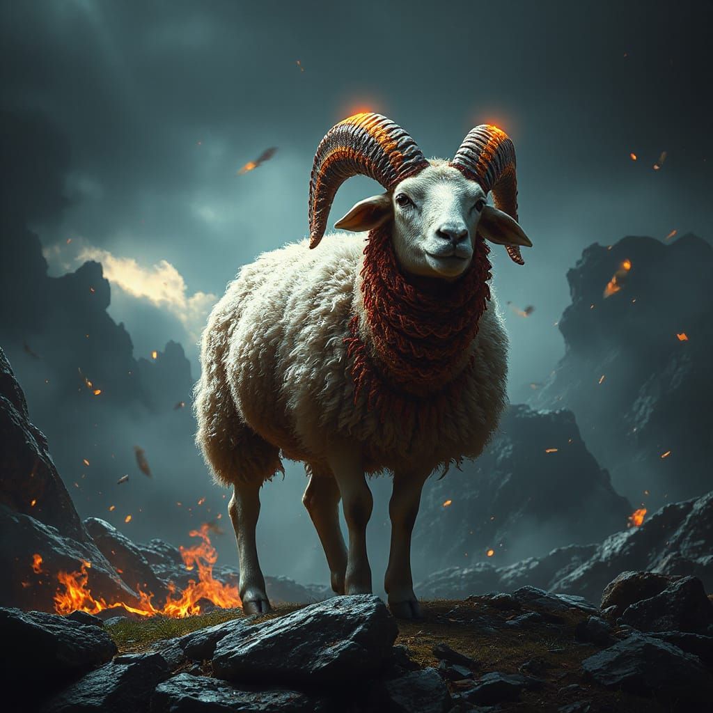 The Blam Lamb: Epic Cinematic Digital Painting