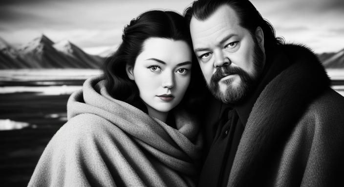 Classic Arctic Portrait in Black and White