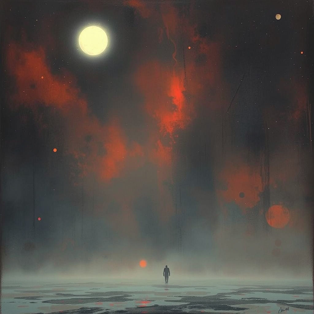 Disturbing Liminal Space Inspired by Abstract Art