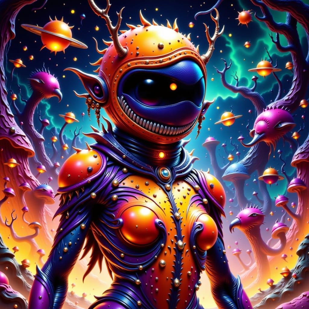 Mythical Creatures in Ethereal Dreamscape