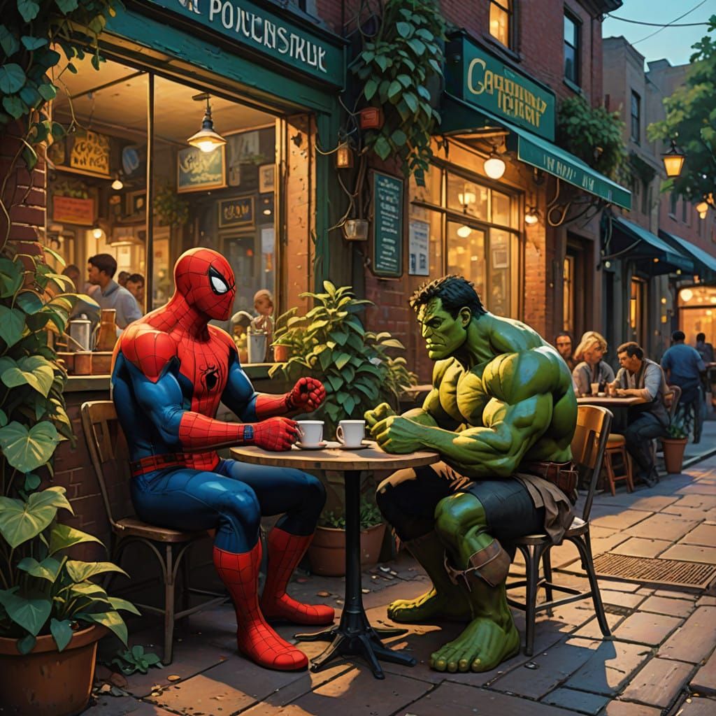 Comic Book Heroes Enjoy a Rare Break