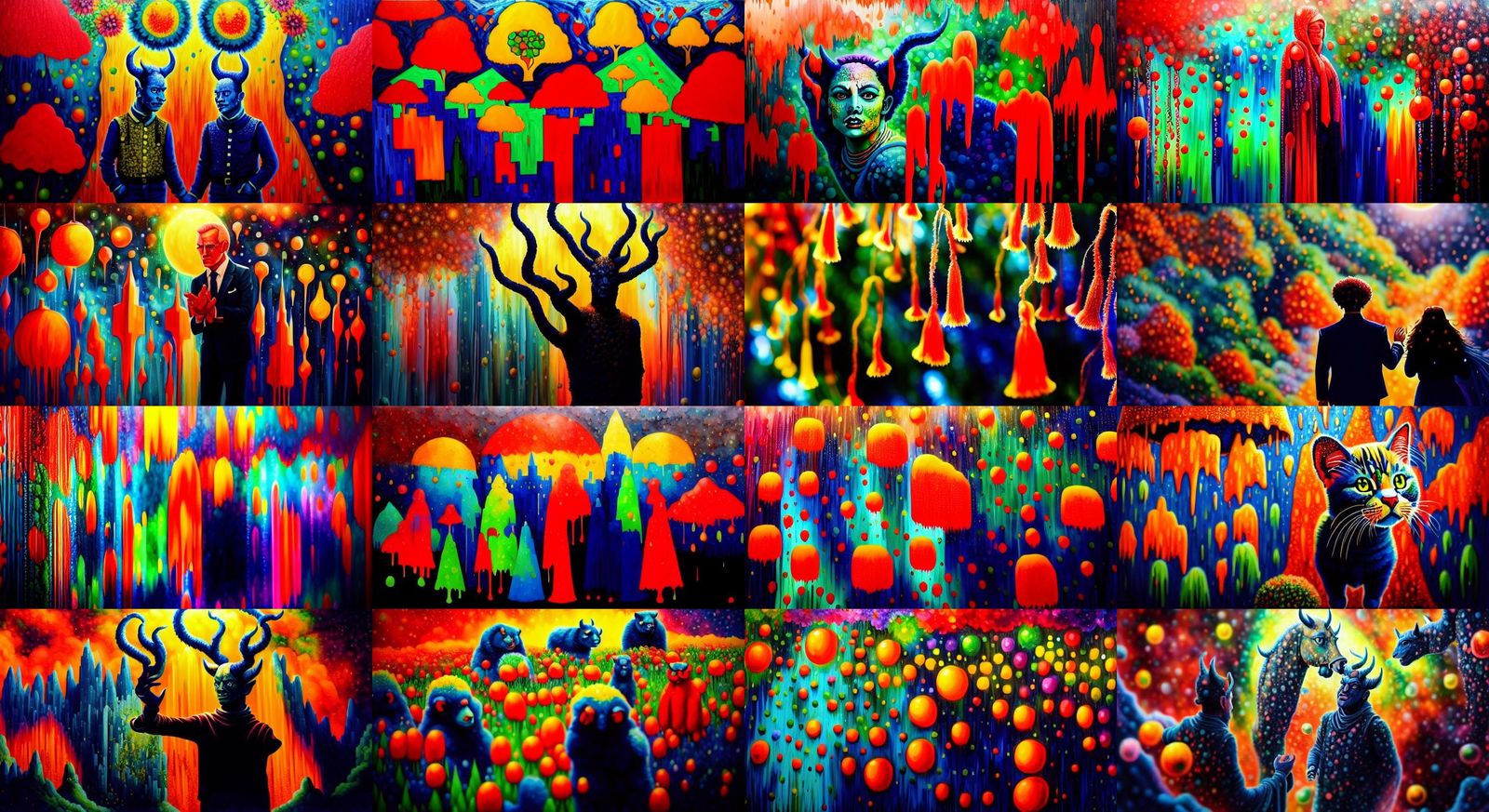 Elegant Beast People in Formal Dresses