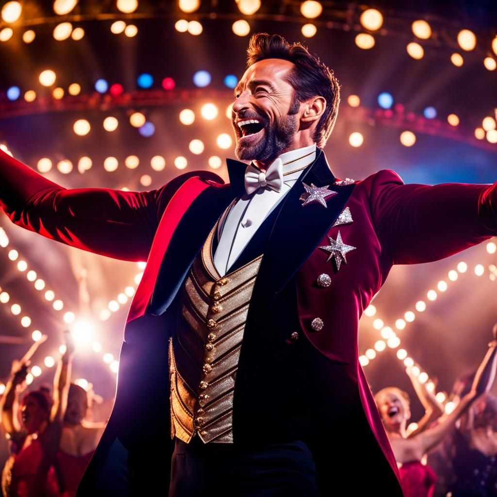 Hugh Jackman as The Greatest Showman in Circus