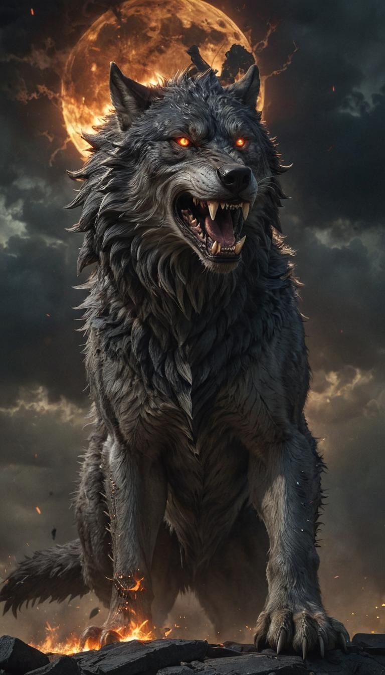 Colossal Wolf Herald of Ragnarok