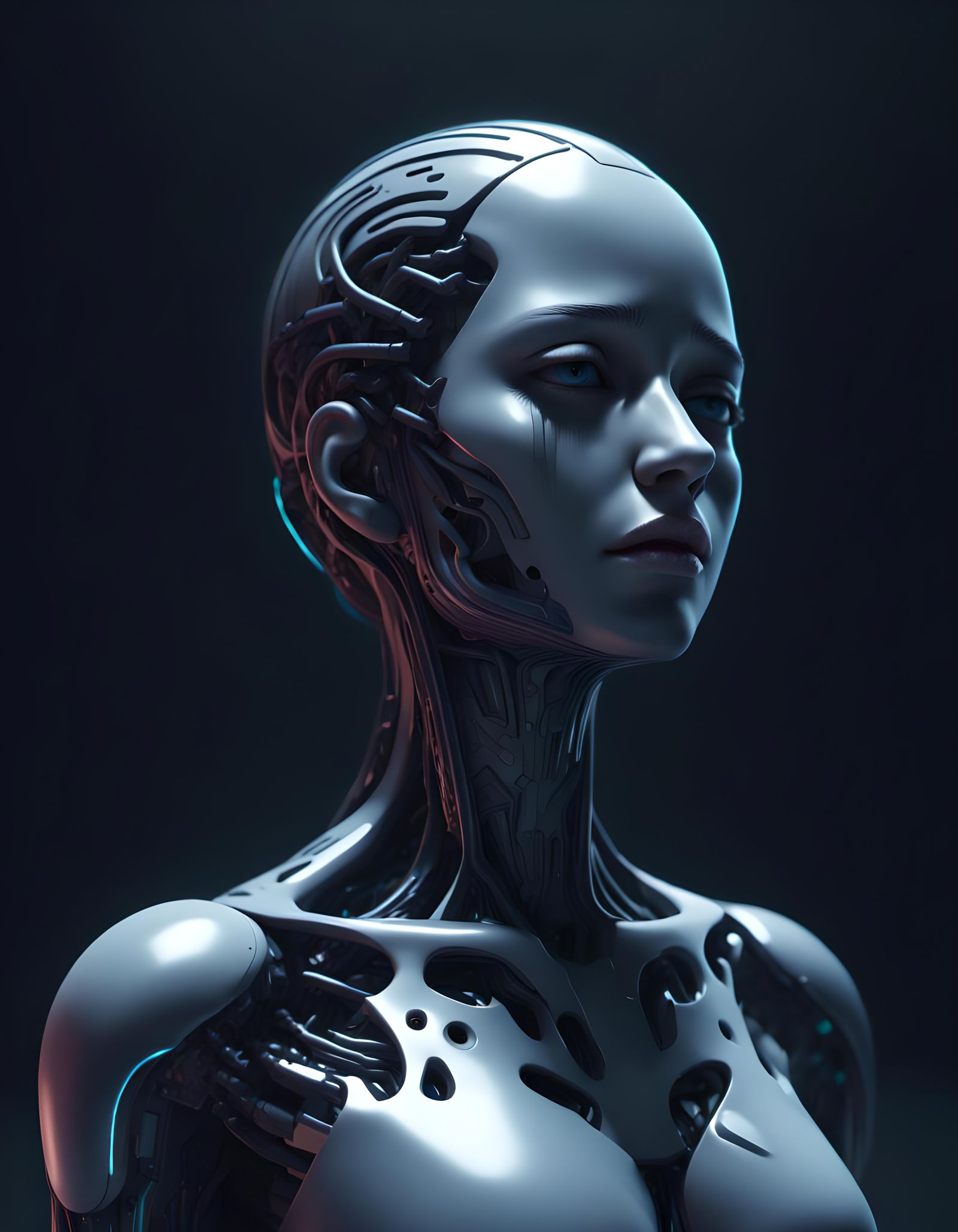 AI Depicts Overwhelming Depression in 3D Render