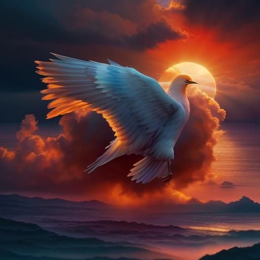 Divine Clouds Bathed in Heavenly Sunshine