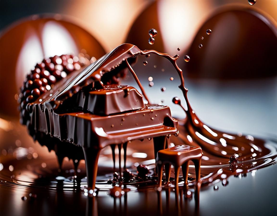 chocolate piano