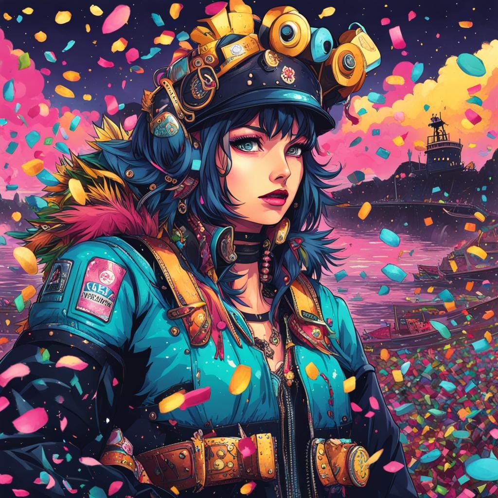 Confetti Riverboat Fusion: A 'Punk' Aesthetic