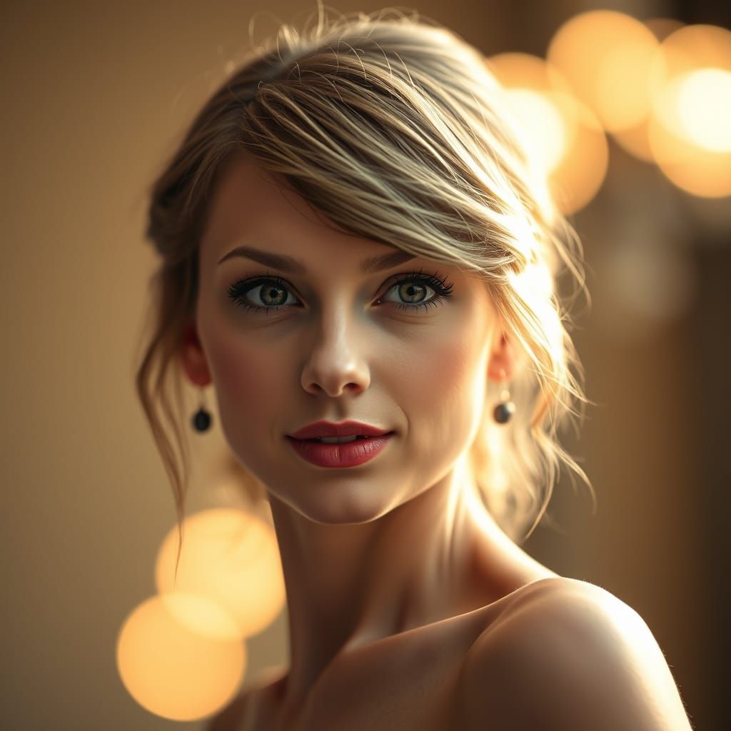 Taylor Swift Portraits in Elegant Studio Lighting