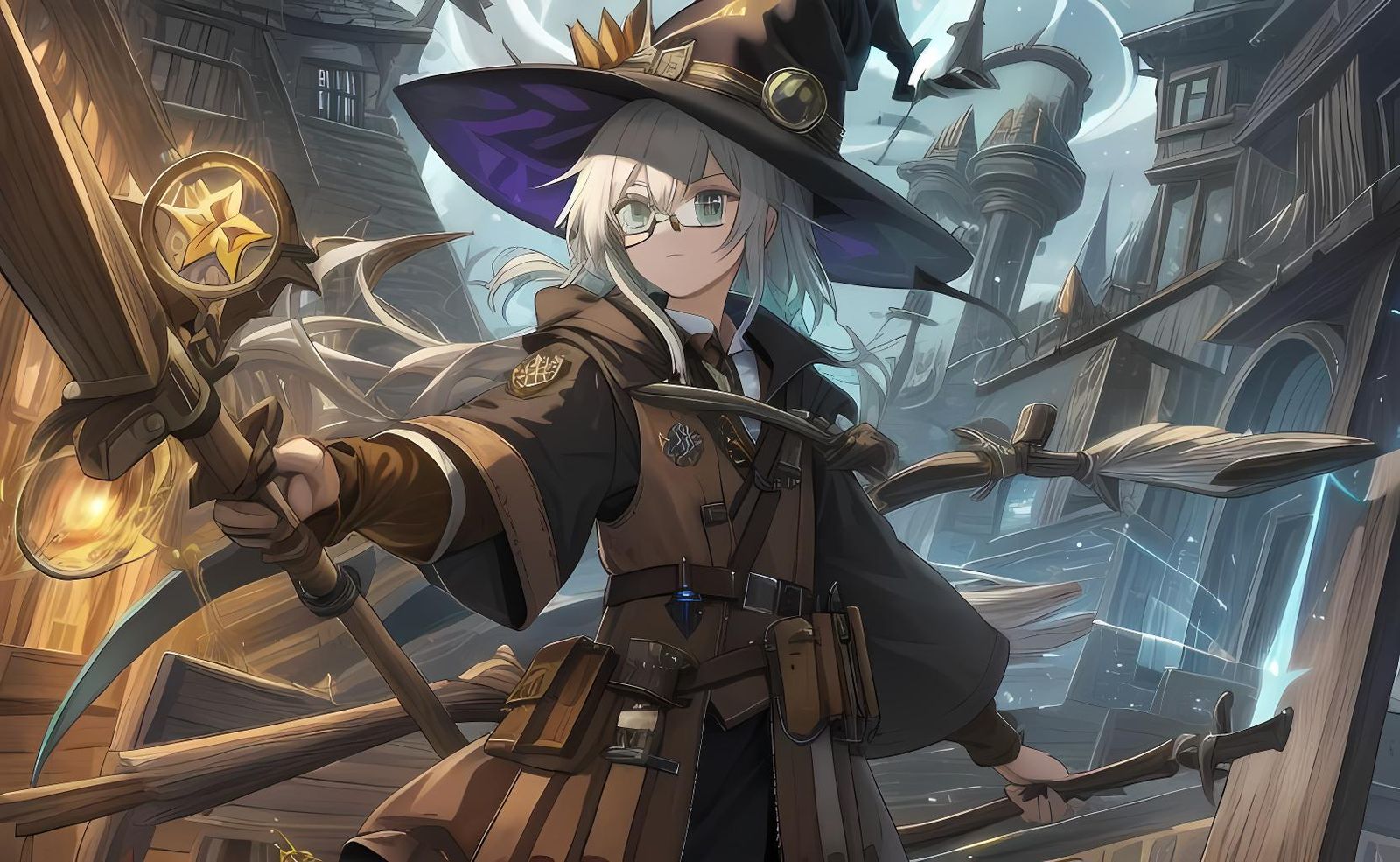 Witch's Flying Broomstick Workshop in High Definition