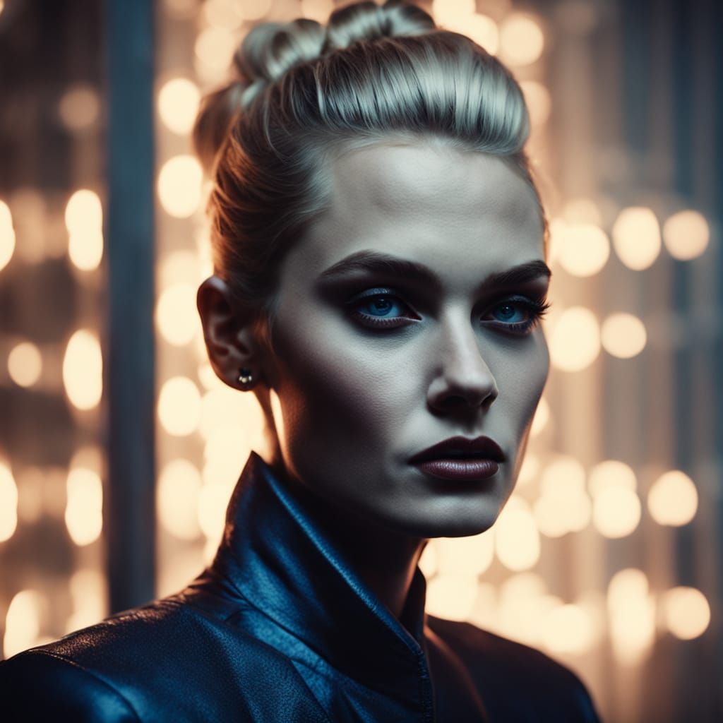 Elegant Villainess with Cruel Smile