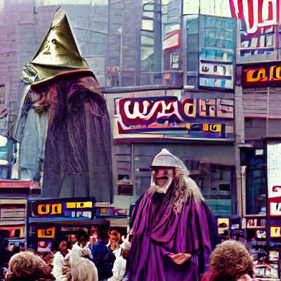 Wizard in Times Square, 1981