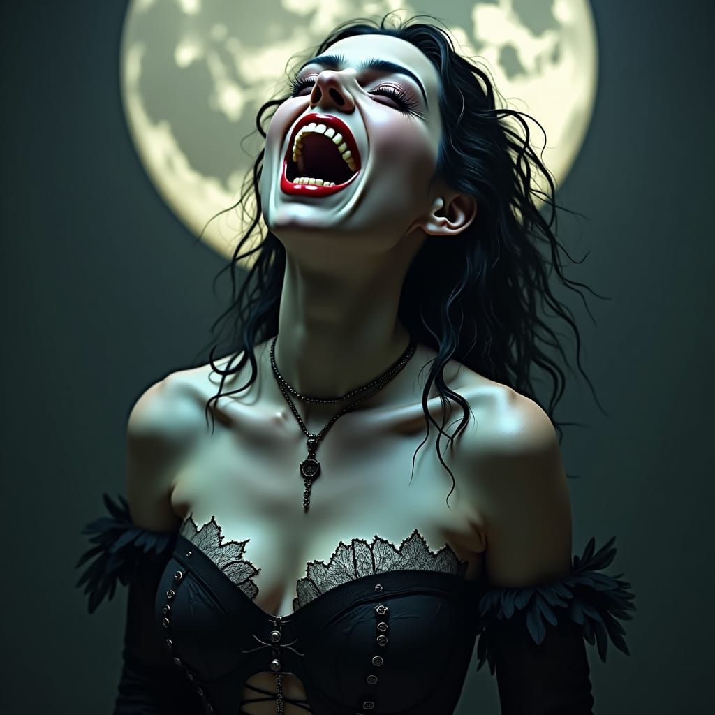 Beautiful female Vampire