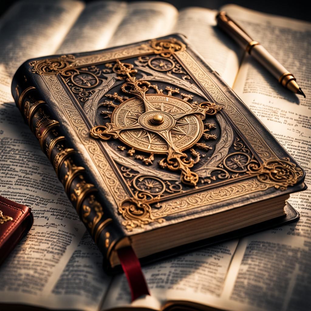 Hyperrealistic Holy Bible with Intricate Details