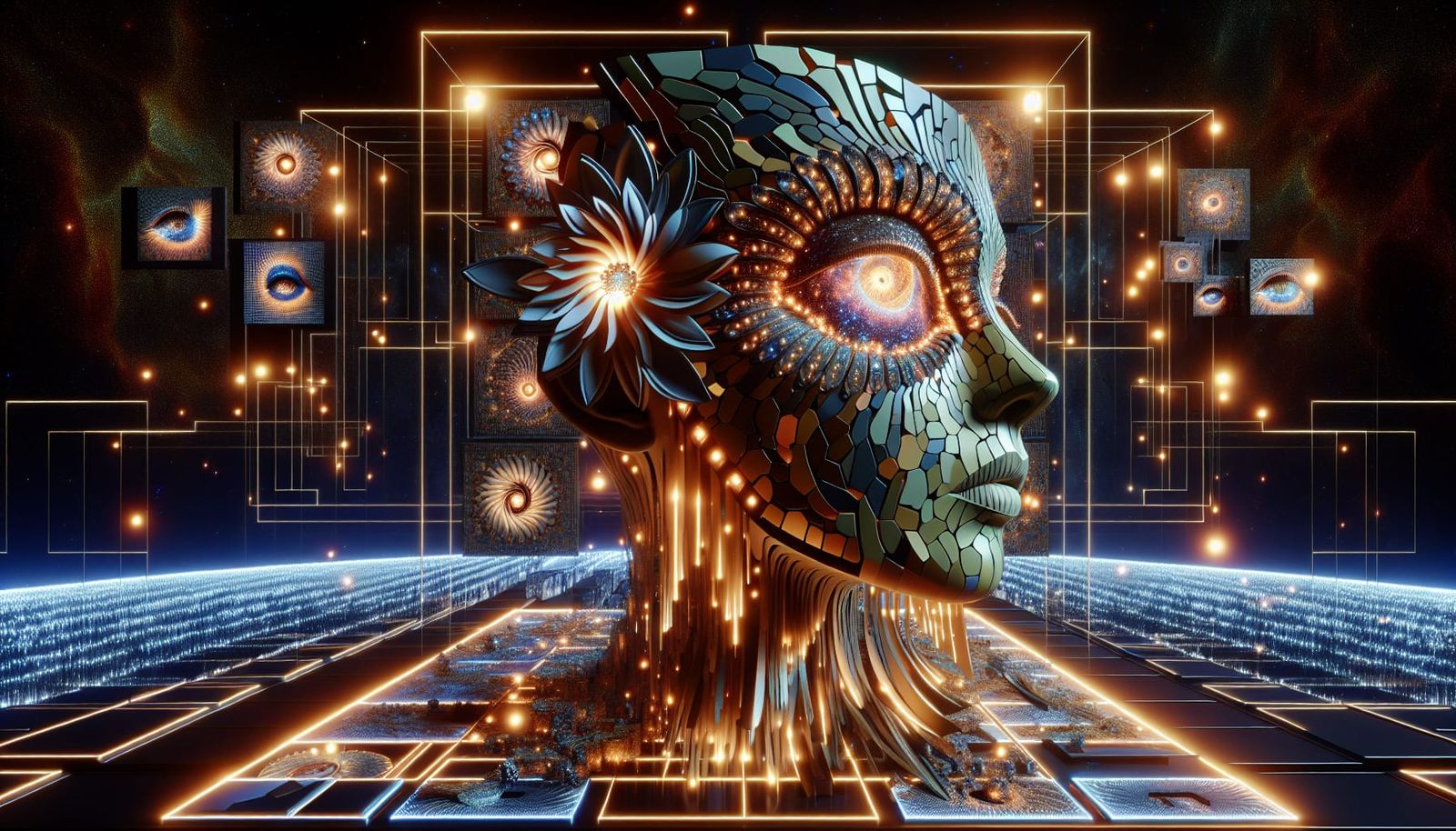 Götterdämmerung 3D broken jagged masterpiece wonderland semi...