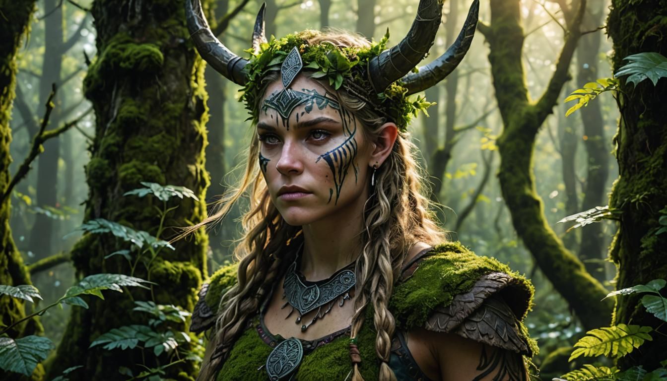 Young Viking Forest Shaman