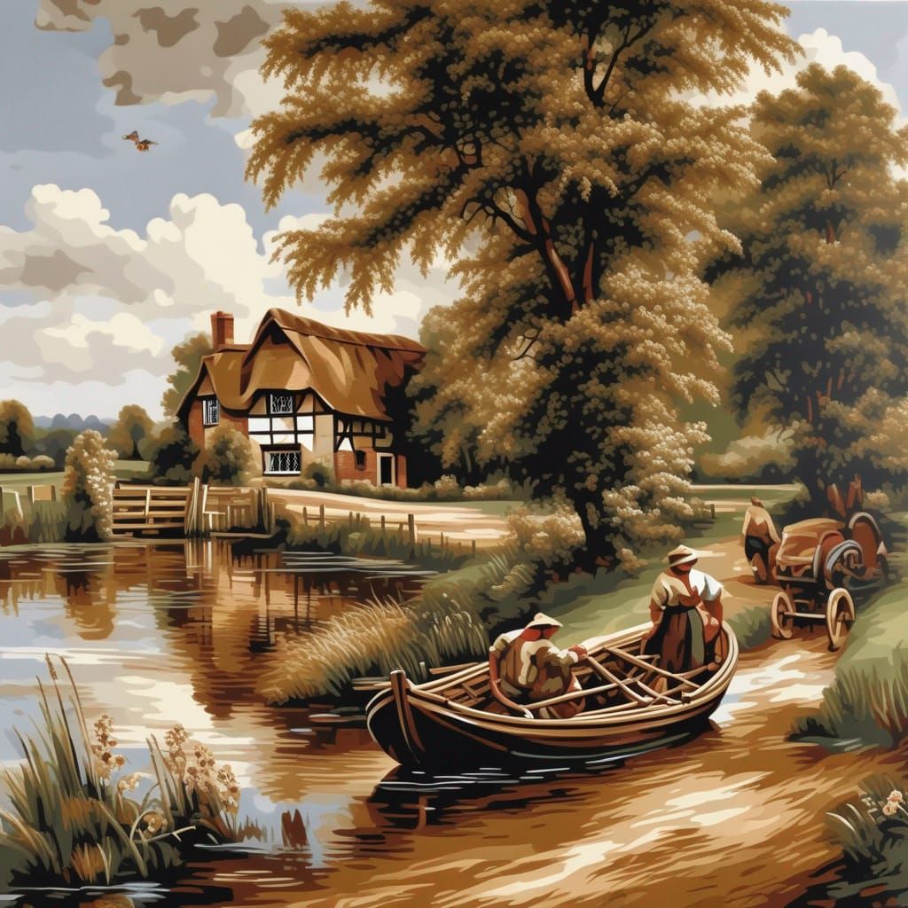 Paint by "Numbers" Oil Painting