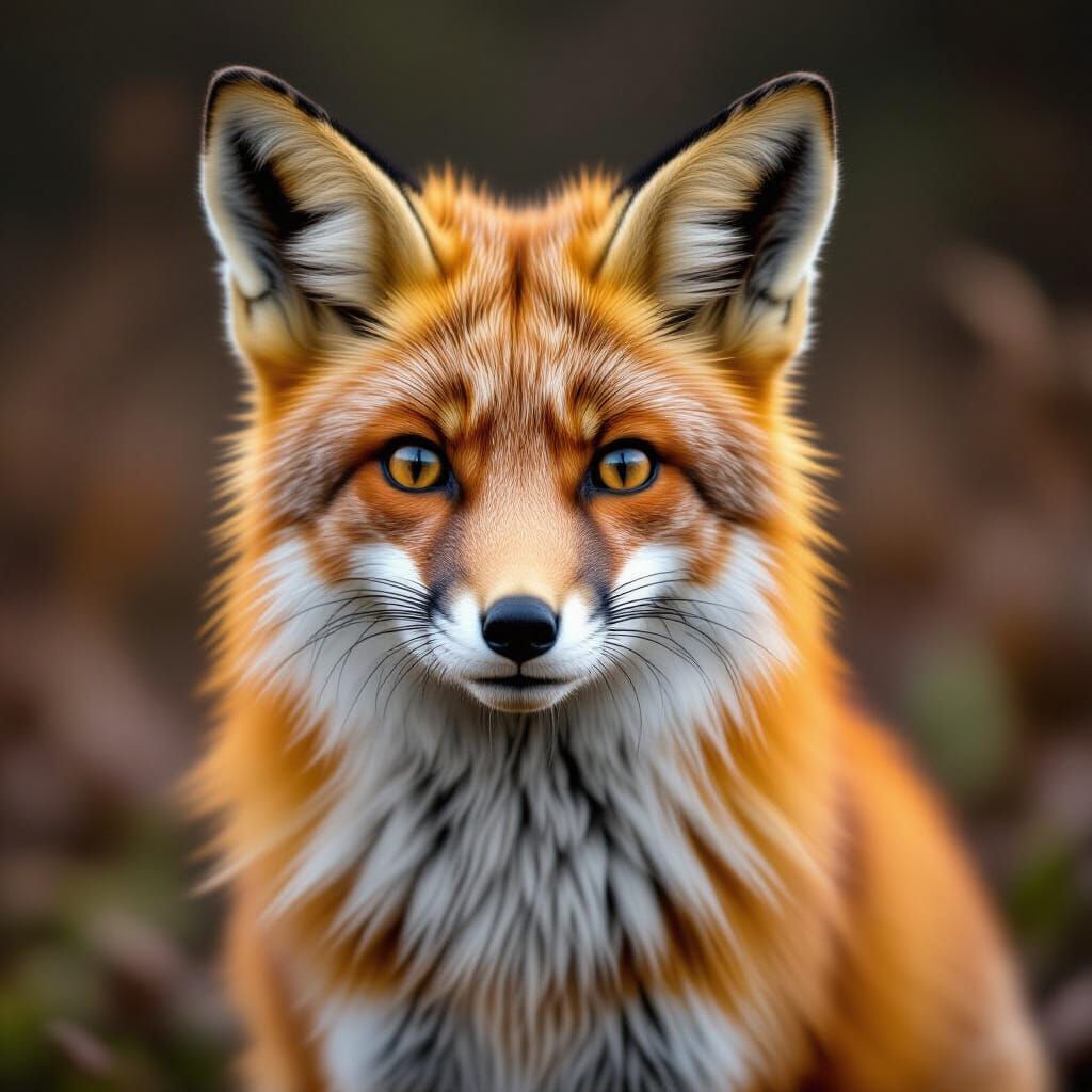 Ultra-Realistic Fox in Natural Habitat, 8K