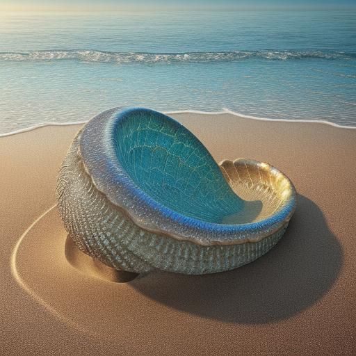 Surreal Sand Sculptures on a Deserted Beach