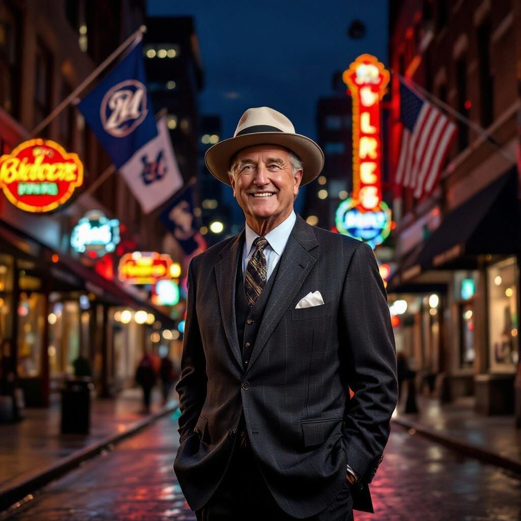 Bob Uecker's Milwaukee Tribute in Neon Lights