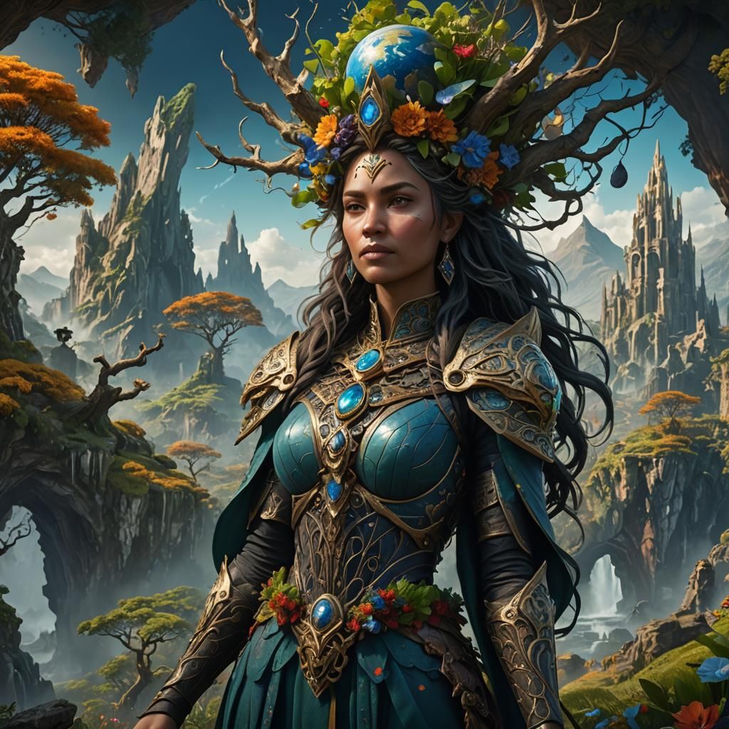 Detailed Matte Painting: Mother of the Earth