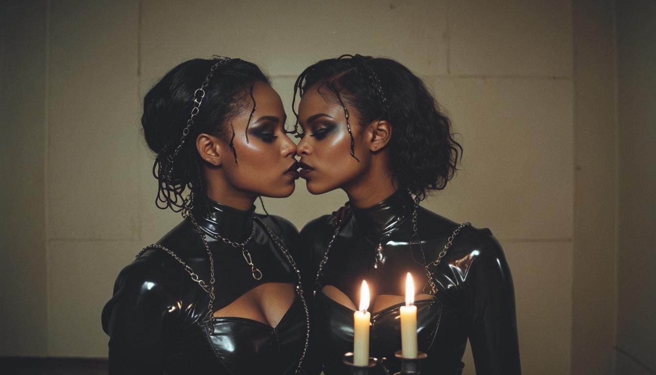 Gothic Romance: Namibian Women in Latex Embrace