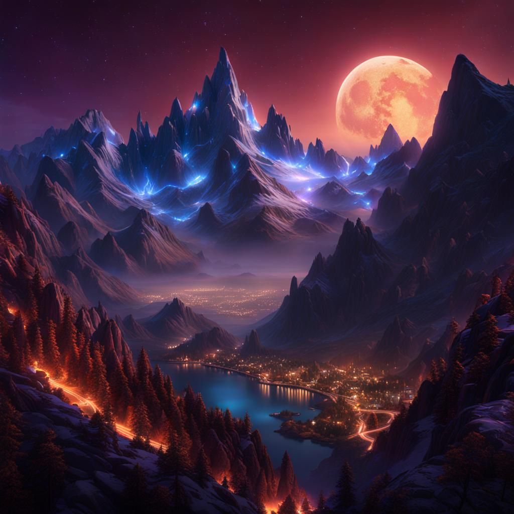 Velaris City of Starlight: Fantasy Concept Art