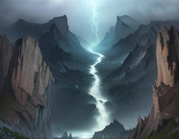 Genesis Flood: Torrential Rain and Submerged Earth