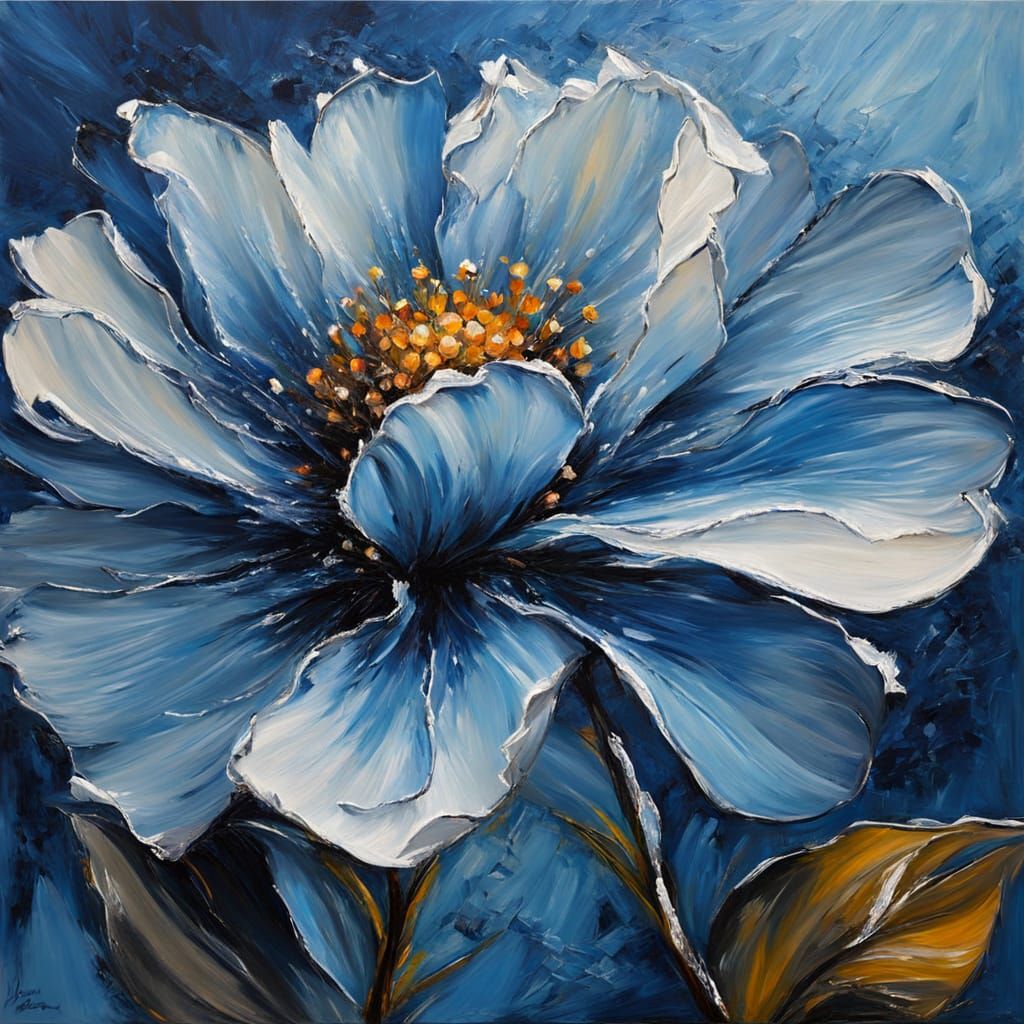 Blooming blue beauty