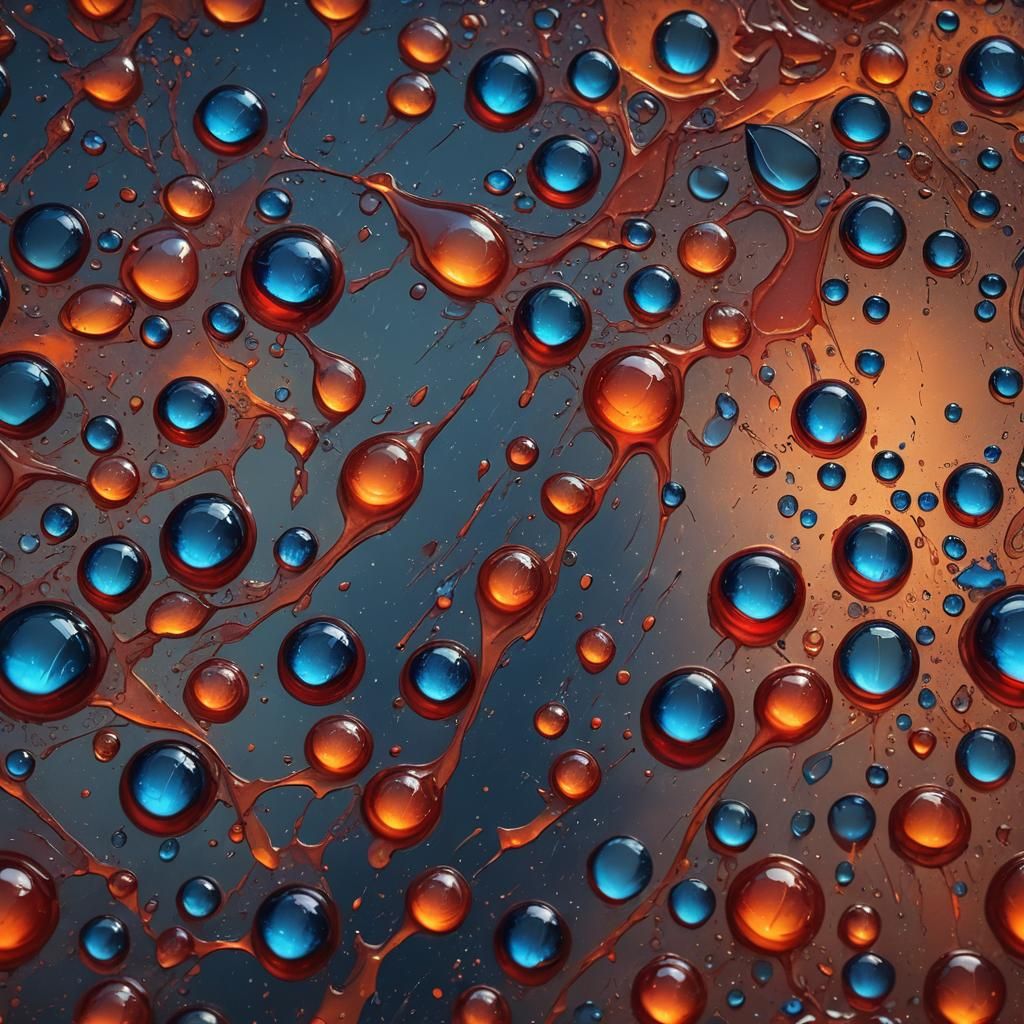 Hyper-Realistic Tears of Blood in Digital Painting