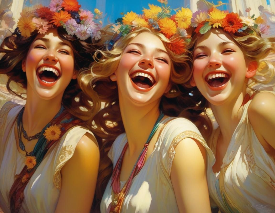 Laugh a little bit, when you think you're trouble hit.