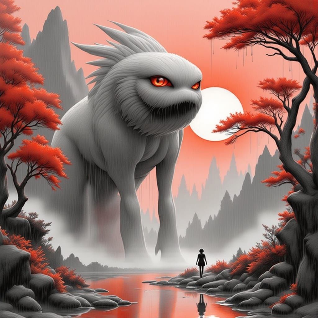 Because in that moment, she understood: the monster was not ...