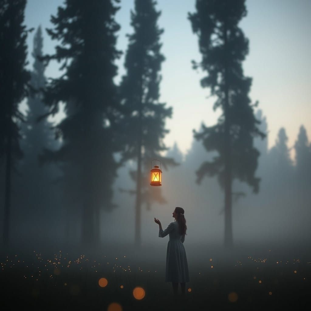 Surreal Landscape of Introspection at Dusk