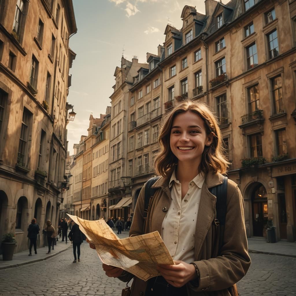 Emma's European Adventure in Cinematic Style