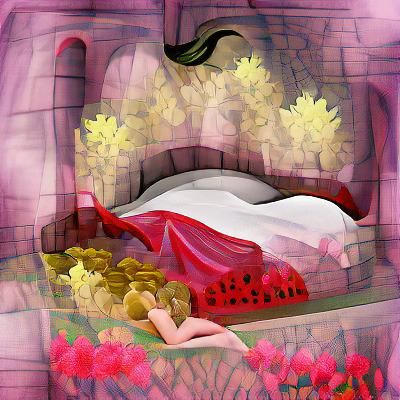 AI Image of a Person Sleeping