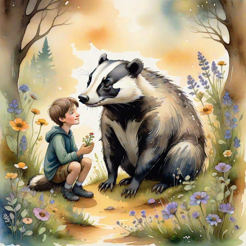 create a young Narnian child who learns the importance of respecting the land and its creatures