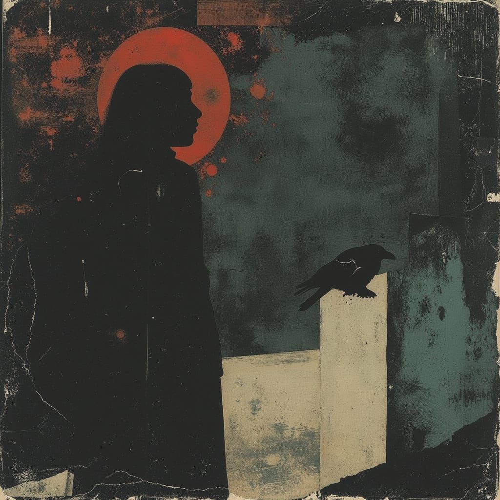 Futuristic Rocket in Space: Pop Art Photoillustration