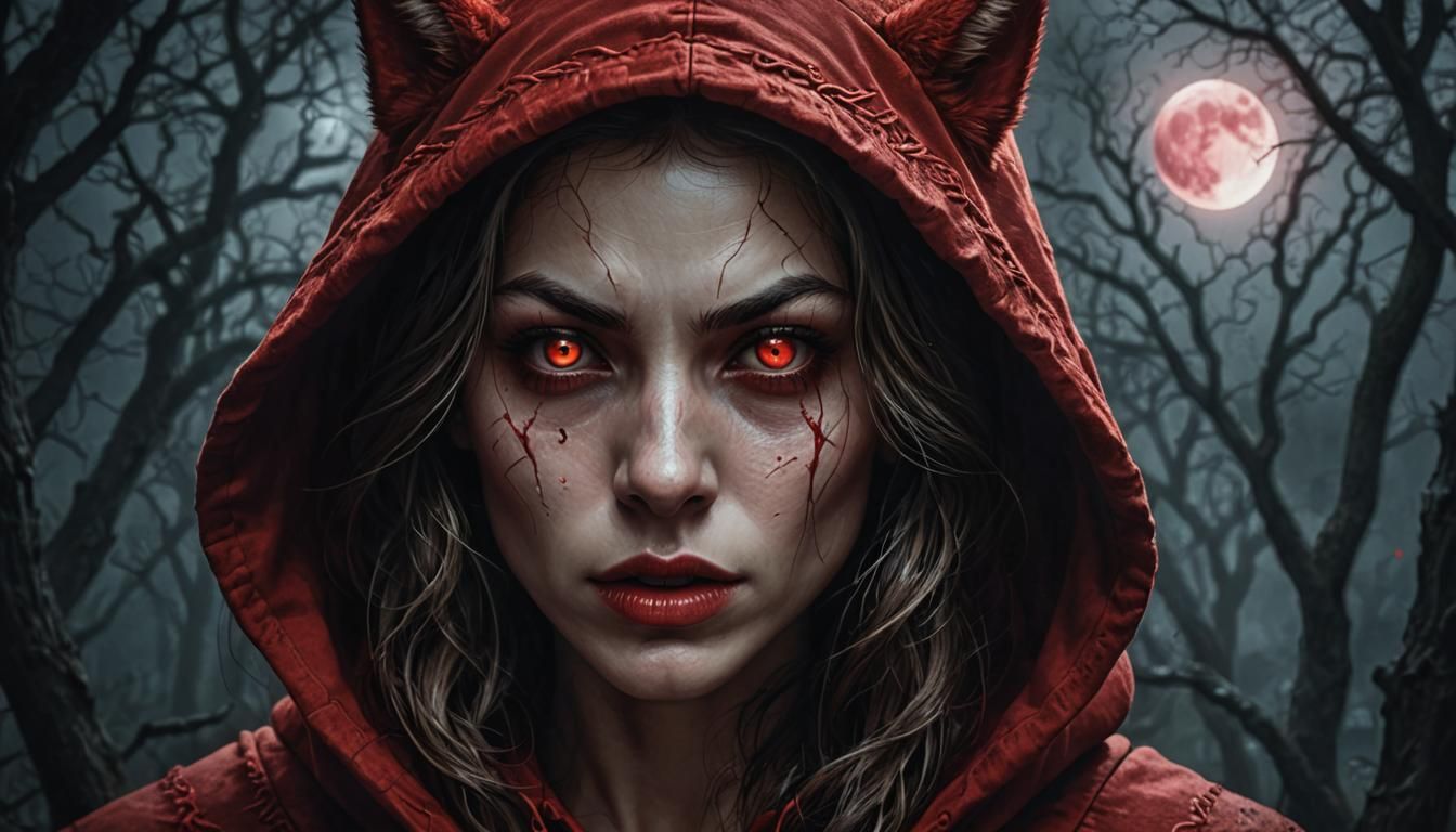 Red Riding Hood: A Hyperrealistic Werewolf Attack