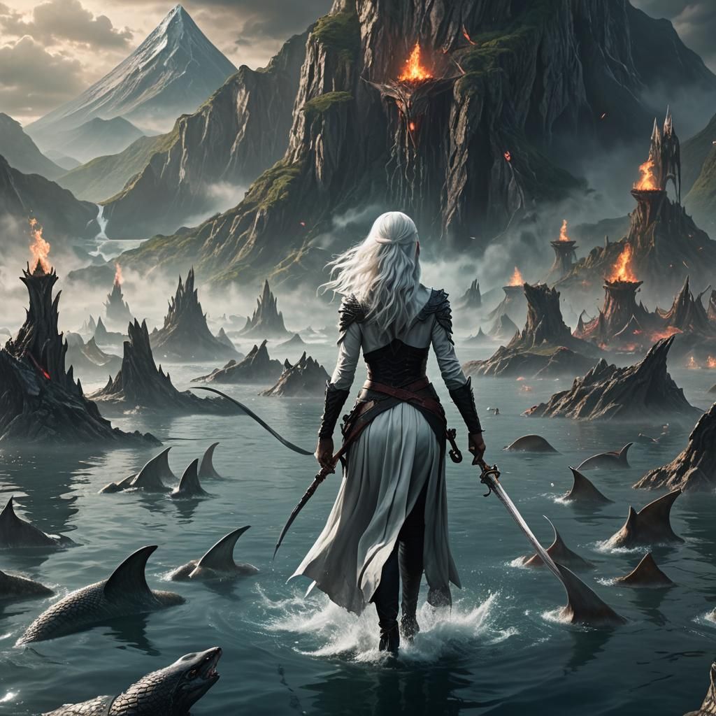As she approaches the Pyramid of Truth, the water guardians,...